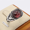316L Surgical Stainless Steel and Synthetic Gemstone Finger Rings for Men FS-WG3E90C-29-1
