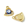 UV Plating Alloy Enamel Pendants FIND-B039-01G-01-2