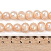 Natural Cultured Freshwater Pearl Beads Strands PEAR-I007-07Z-02B-5