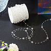 Acrylic Round Beaded Link Chains DIY-MB0007-001A-6