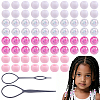 60Pcs 2 Colors Opaque Acrylic Beads DIY-PA0002-19C-1