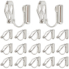 20Pcs Brass Clip-on Earring Findings KK-SC0004-81P-1