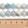 Natural Aquamarine Beads Strands G-F591-29A-10mm-03-5