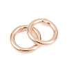 Brass Closed Jump Rings KK-D257-01RG-03-2