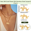 304 Stainless Steel Pendants STAS-BBC0010-85-2