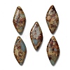 Dyed Natural Imperial Jasper Pendants G-H355-01B-1