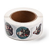 Christmas Round with Word Roll Stickers DIY-S045-01I-3