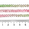 Transparent Painted Glass Beads Strands DGLA-A034-T4mm-A18-3