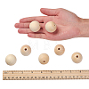 Unfinished Wood Beads WOOD-S651-30mm-LF-3