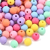 Opaque Frosted Acrylic Beads MACR-K361-27-1