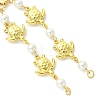Ocean Sea Animals 304 Stainless Steel Link Chain Bracelet Making AJEW-JB01627-01-2