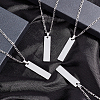 304 Stainless Steel Pendants STAS-UN0013-42P-3