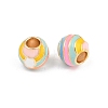 Brass Enamel European Beads KK-CBA6818-11G-2