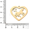 201 Stainless Steel Pendants SA-CBAE892-01G-04-3
