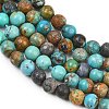 Natural Anhui Turquoise Beads Strands GG-CBA5BAE-D01-3
