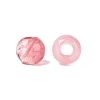 Cherry Quartz Glass European Beads G-Q607-02D-2