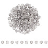 Unicraftale 5-Petal 304 Stainless Steel Bead Caps STAS-UN0001-50P-1