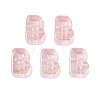 UV Plating Transparent Acrylic European Beads OACR-M027-02B-01-1