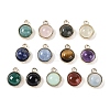 Natural Mixed Stone Pendants G-K372-03G-1