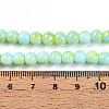 Baking Painted Glass Beads Strands DGLA-N003-6mm-C04-5