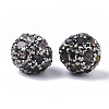 Polymer Clay Rhinestone Beads RB-S055-24A-2