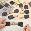 6Pcs PU Leather Toggle Buckle FIND-FG0002-72-3