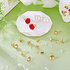 50Pcs Brass Earring Settings KK-TA0008-38A-7