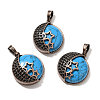 Synthetic Turquoise Pendants G-P560-01R-02-1