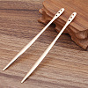 Ancient Style Iron Hair Stick Finding PW-WG5BE4E-02-1