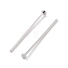 Anti-Tarnish Rhodium Plated 925 Sterling Silver Flat Head Pins STER-M117-03D-P-2