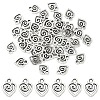 50Pcs Tibetan Style Alloy Pendants FIND-YW0009-56-1