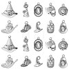 100Pcs 10 Styles Tibetan Style Alloy Pendants TIBEP-CJ0003-09-1