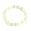 Dyed Natural Selenite Column Beaded Stretch Bracelets for Women BJEW-I312-05C-4