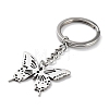 Animal 304 Stainless Steel Pendant Keychains KEYC-P017-A04-2