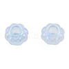 Electroplate Acrylic European Beads OACR-N010-059-4