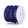 Handmade 304 Stainless Steel Faceted Round Link Chains CHS-N008-06G-01-2