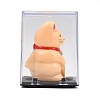 ABS Plastic Solar Powered Maneki-neko Figurines DJEW-B017-01B-02-5