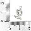 Valentine's Day Brass Micro Pave Clear Cubic Zirconia Pendants KK-D225-12P-3