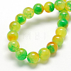 Two Tone Natural White Jade Bead Strands G-R165-14mm-M1-3