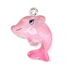 Ocean Theme Transparent Resin Pendants RESI-I351-03P-03-1
