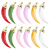 12Pcs 6 Colors Opaque Acrylic Big Pendants FIND-ME0003-97-1
