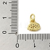 Brass Micro Pave Cubic Zirconia Charms KK-M283-15C-01-3