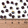 FGB Transparent Colours Glass Seed Beads SEED-Q040-07A-B08-4