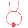 Adjustable Braided Polyester Cord Bracelets for Friendship and Couple VG5785-11-1