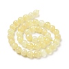 Electroplated Natural Yellow Selenite Beads Strands G-N328-025A-03-1-3