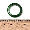 Natural Myanmar Jade Dyed Finger Ring RJEW-C160-01A-5