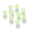 Luminous Acrylic Round Beads LACR-YW0001-01-5mm-1