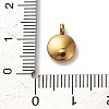 304 Stainless Steel Black Enamel Charms STAS-R009-01G-U-3