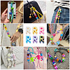 20Pcs UV Plating Opaque Acrylic European Beads OACR-TADJ0001-16R-6