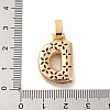 Brass Micro Pave Cubic Zirconia Pendants KK-C076-29D-G01-3